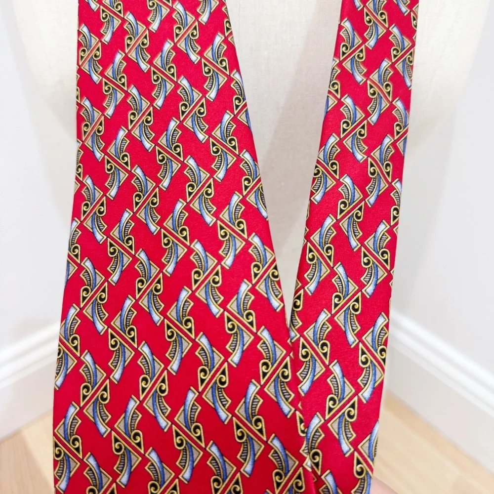 Robert Talbott Nordstrom Red Men’s Silk Tie Handsewn 56”